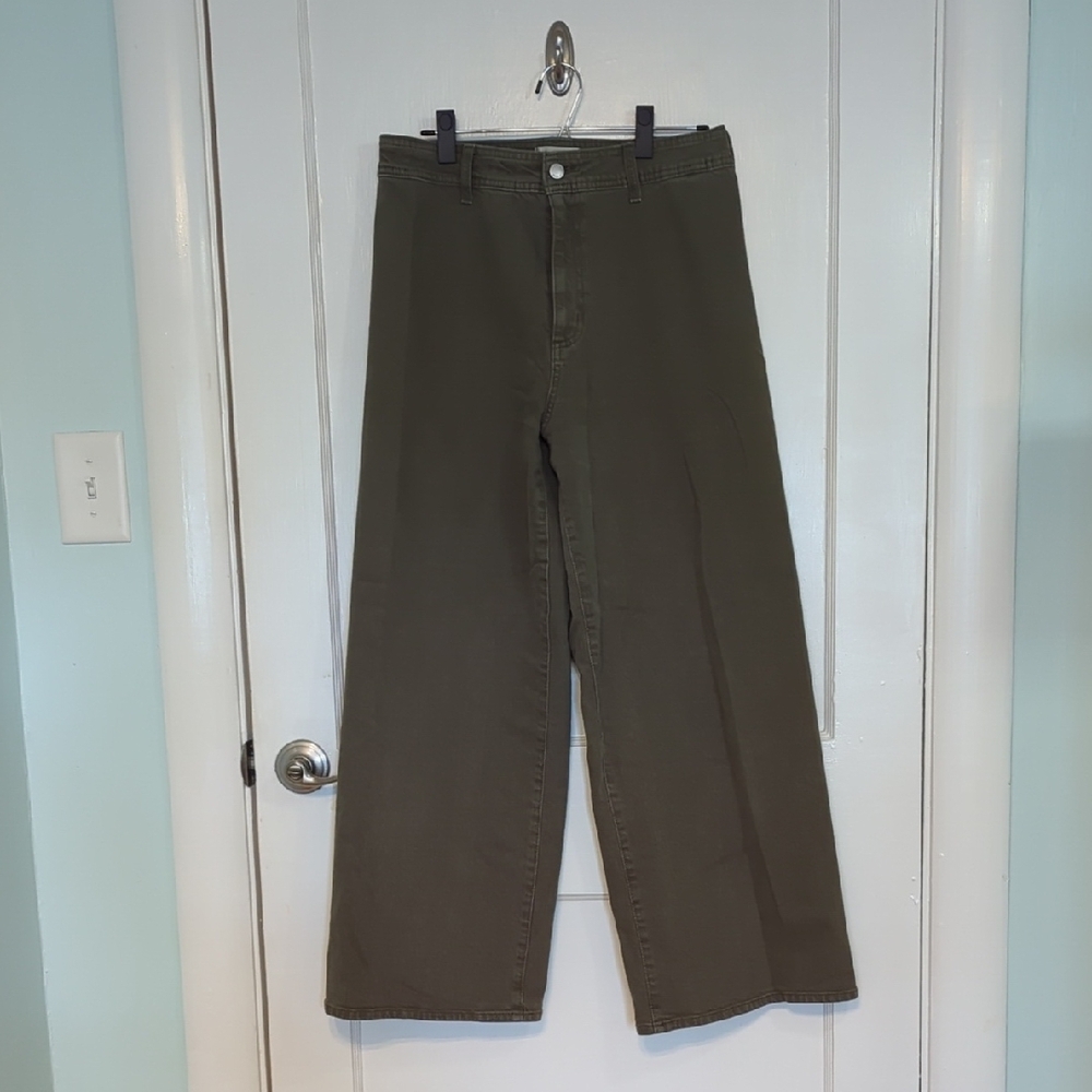 Universal Thread Wide Leg Pants - Olive Green